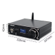 Підсилювач двоканальний BRZHIFI Audio C40 Hi-Fi 130x2 Вт на базі TPA3250 та ЦАП ES9023 - підтримка Bluetooth та пульта керування Колір Чорний